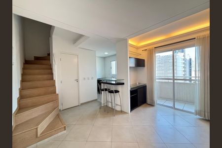 Sala/Cozinha de apartamento para alugar com 1 quarto, 47m² em Itaim Bibi, São Paulo