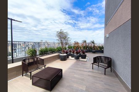 Apartamento para alugar com 28m², 1 quarto e sem vagaTerraço