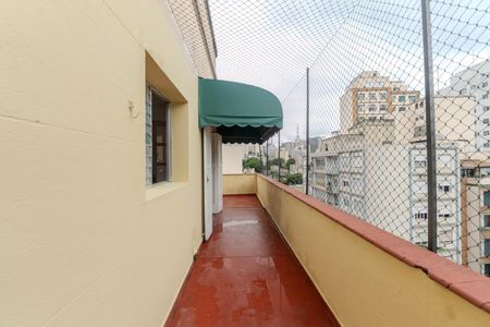 Apartamento para alugar com 130m², 2 quartos e sem vagaSacada