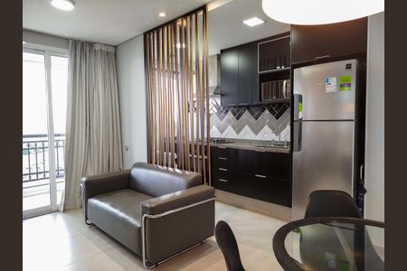 Sala de apartamento para alugar com 1 quarto, 40m² em Vila Regente Feijó, São Paulo