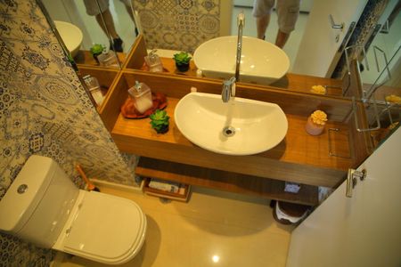 Apartamento à venda com 123m², 3 quartos e 2 vagasLavabo da Sala 