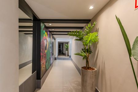 Apartamento à venda com 34m², 1 quarto e 1 vagaHall social