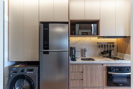 Studio para alugar com 35m², 1 quarto e sem vaga Studio para alugar com 35m², 1 quarto e sem vagaCozinha