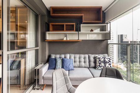 Varanda do Studio de kitnet/studio à venda com 1 quarto, 35m² em Higienópolis, São Paulo