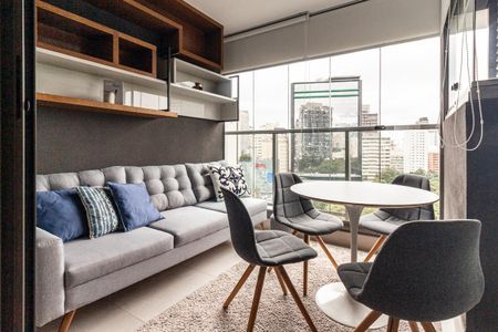 Varanda do Studio de kitnet/studio à venda com 1 quarto, 35m² em Higienópolis, São Paulo
