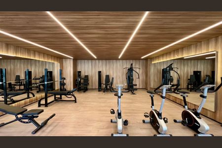 Studio para alugar com 25m², 1 quarto e sem vaga Studio para alugar com 25m², 1 quarto e sem vagaAcademia