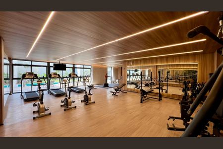 Studio para alugar com 25m², 1 quarto e sem vaga Studio para alugar com 25m², 1 quarto e sem vagaAcademia