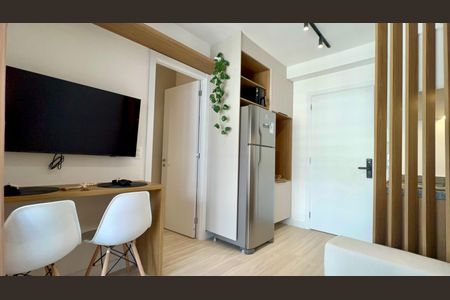 Studio para alugar com 26m², 1 quarto e sem vaga Studio para alugar com 26m², 1 quarto e sem vagaSala