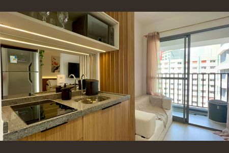 Studio para alugar com 26m², 1 quarto e sem vaga Studio para alugar com 26m², 1 quarto e sem vagaCozinha