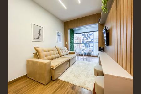 Sala de apartamento para alugar com 1 quarto, 28m² em Jardim Paulista, São Paulo