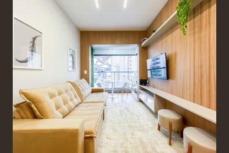 Sala de apartamento para alugar com 1 quarto, 28m² em Jardim Paulista, São Paulo