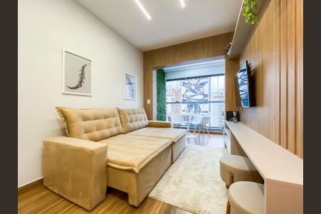 Sala de apartamento para alugar com 1 quarto, 28m² em Jardim Paulista, São Paulo
