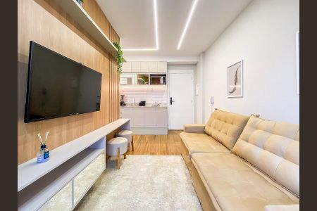 Sala de apartamento para alugar com 1 quarto, 28m² em Jardim Paulista, São Paulo