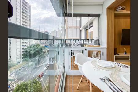 Apartamento à venda com 28m², 1 quarto e 1 vagaVaranda