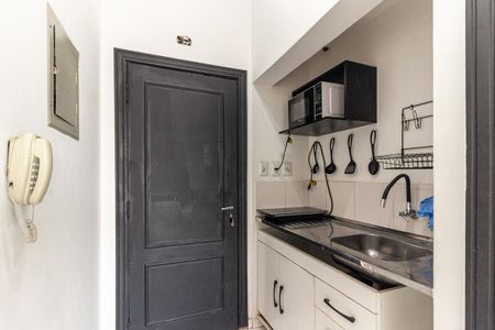 Studio à venda com 27m², 1 quarto e sem vagaCozinha