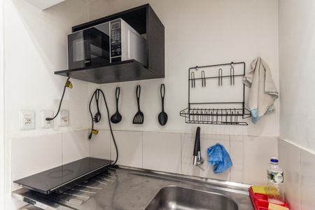 Studio à venda com 27m², 1 quarto e sem vagaCozinha