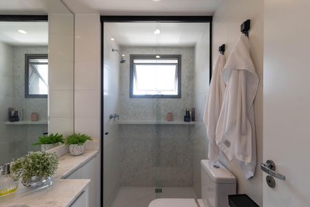 Apartamento à venda com 80m², 2 quartos e 1 vaga Apartamento à venda com 80m², 2 quartos e 1 vagaBanheiro da Suíte 2