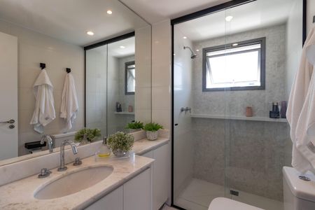 Apartamento à venda com 80m², 2 quartos e 1 vaga Apartamento à venda com 80m², 2 quartos e 1 vagaBanheiro da Suíte 2