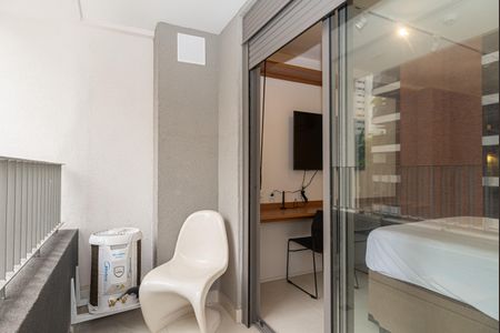 Studio para alugar com 25m², 1 quarto e sem vagaVaranda do Quarto