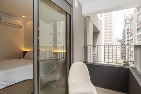 Studio para alugar com 25m², 1 quarto e sem vagaVaranda do Quarto