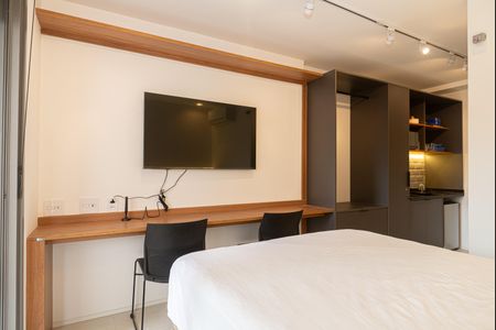 Studio para alugar com 25m², 1 quarto e sem vagaQuarto