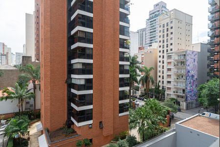 Studio para alugar com 25m², 1 quarto e sem vagaVista da Varanda do Quarto