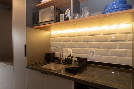Studio para alugar com 25m², 1 quarto e sem vagaCozinha