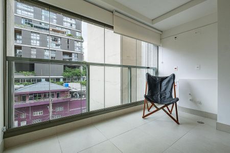 Studio - Varanda de kitnet/studio à venda com 1 quarto, 27m² em Jardim Paulista, São Paulo