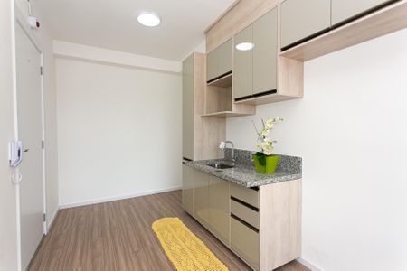 Cozinha de kitnet/studio para alugar com 1 quarto, 26m² em Penha de França, São Paulo