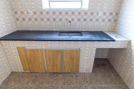 Cozinha e Área de Serviço de casa para alugar com 2 quartos, 90m² em Campo Grande, Rio de Janeiro