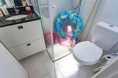 Apartamento à venda com 56m², 2 quartos e 1 vagaBanheiro da suíte 