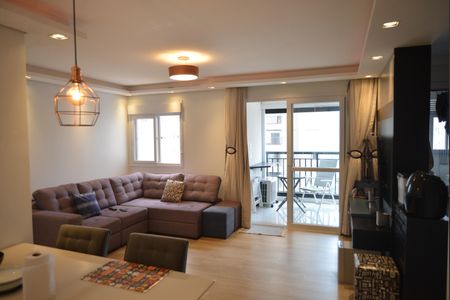 Sala de apartamento para alugar com 2 quartos, 70m² em Campestre, Santo André