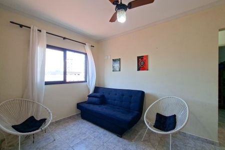 Sala de apartamento para alugar com 1 quarto, 36m² em Vila Caiçara, Praia Grande