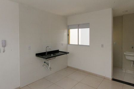 Sala e Cozinha de apartamento à venda com 2 quartos, 38m² em Chácara Califórnia, São Paulo