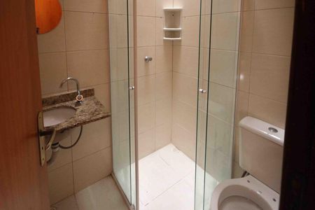 Casa de condomínio para alugar com 53m², 2 quartos e 1 vagaBanheiro da Suite 2