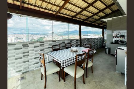 Área gourmet de apartamento à venda com 3 quartos, 171m² em Santa Cruz (barreiro), Belo Horizonte