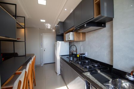 Cozinha de apartamento para alugar com 2 quartos, 42m² em Jardim das Estrelas, Sorocaba