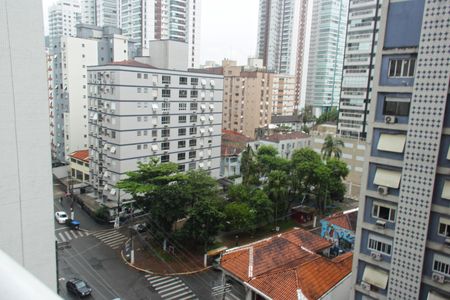 Vista  de apartamento para alugar com 1 quarto, 48m² em Gonzaga, Santos