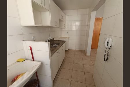 Cozinha de apartamento para alugar com 2 quartos, 48m² em Chácaras Panorama, Uberlândia