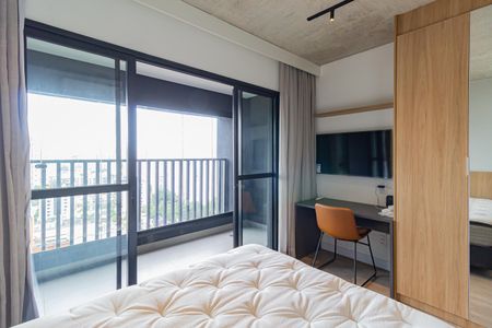 Studio para alugar com 24m², 1 quarto e sem vagaSala/Quarto