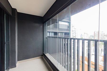 Studio para alugar com 24m², 1 quarto e sem vagaVaranda