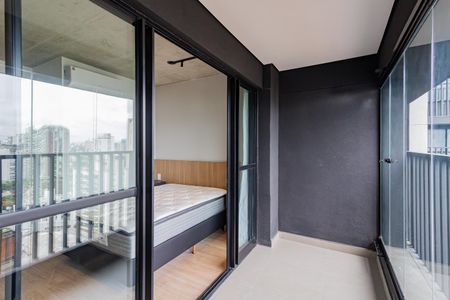 Studio para alugar com 24m², 1 quarto e sem vagaVaranda