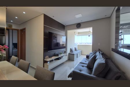 Sala  de apartamento à venda com 2 quartos, 54m² em Vila Humaita, Santo André