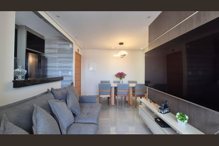 Sala  de apartamento à venda com 2 quartos, 54m² em Vila Humaita, Santo André