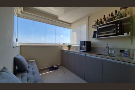 Sala  de apartamento à venda com 2 quartos, 54m² em Vila Humaita, Santo André