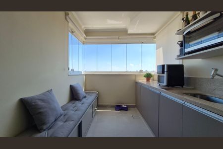 Sala  de apartamento à venda com 2 quartos, 54m² em Vila Humaita, Santo André