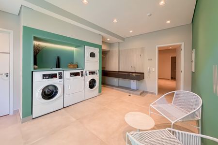 Apartamento para alugar com 28m², 1 quarto e sem vagaLavanderia