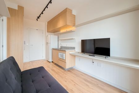 Sala de apartamento para alugar com 1 quarto, 28m² em Liberdade, São Paulo