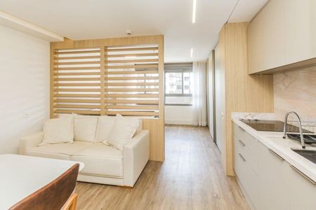 Sala de apartamento para alugar com 1 quarto, 42m² em Petrópolis, Porto Alegre