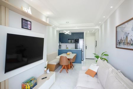 Sala de apartamento à venda com 3 quartos, 62m² em Campestre, São Caetano do Sul